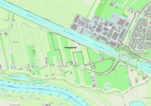 Plangebied zonnevelden Sunvest en LC Energy in het Wijkerbroek